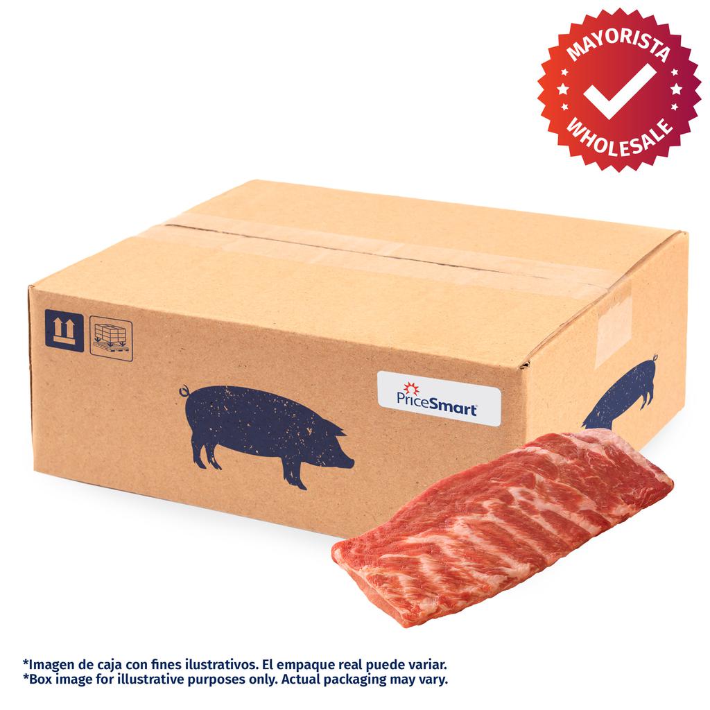 Costilla de Cerdo St Louis con Hueso Congelada x Kg