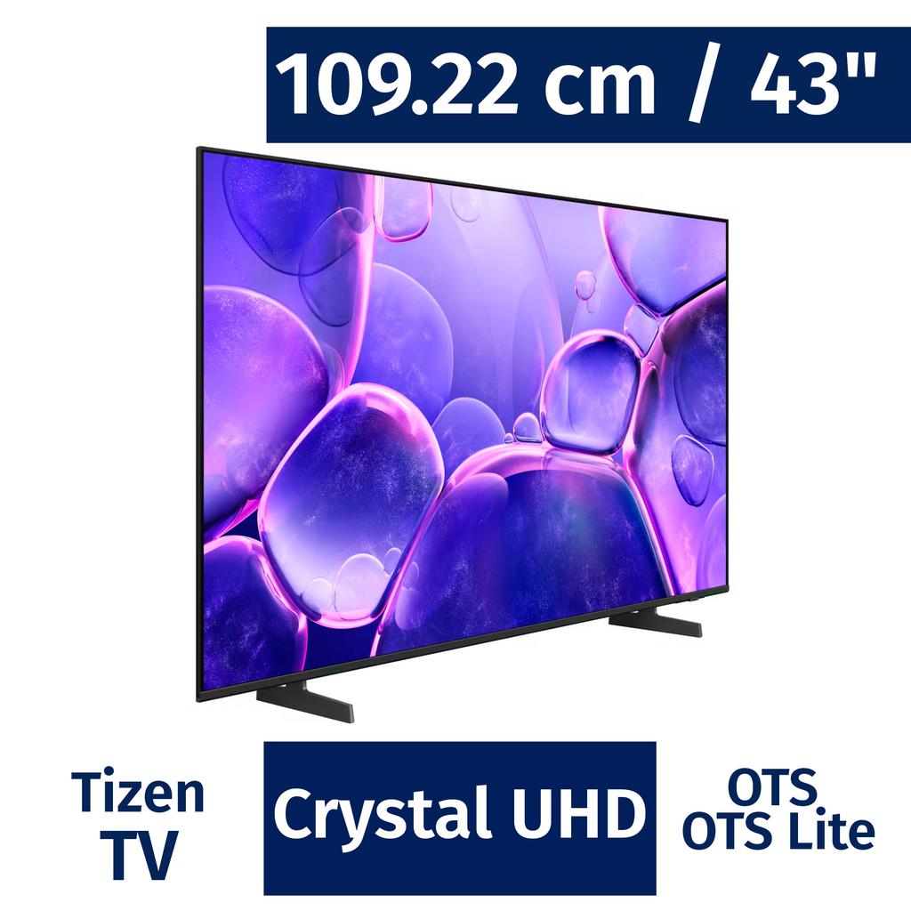 Samsung 109.22 cm / 43" Inches Tizen 4K LED UHD Smart TV UN43U8000FFXZA