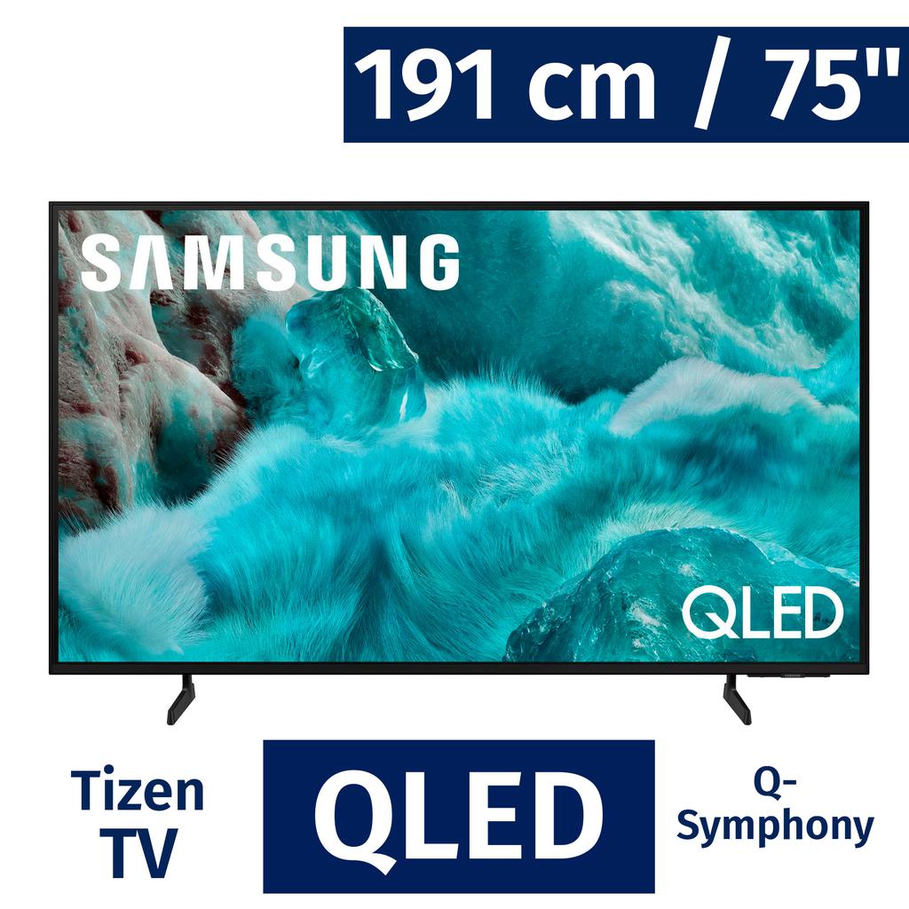 Samsung 191 cm / 75" Inches Smart Tizen 4K QLED TV QN75Q7FAAFXZA