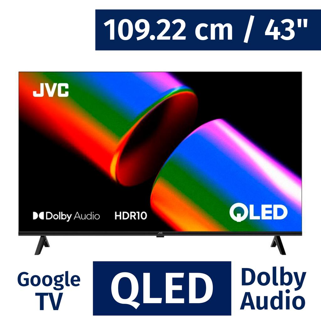 JVC 109.22 cm / 43" Inches Smart FHD QLED Google TV LT-43KM4584