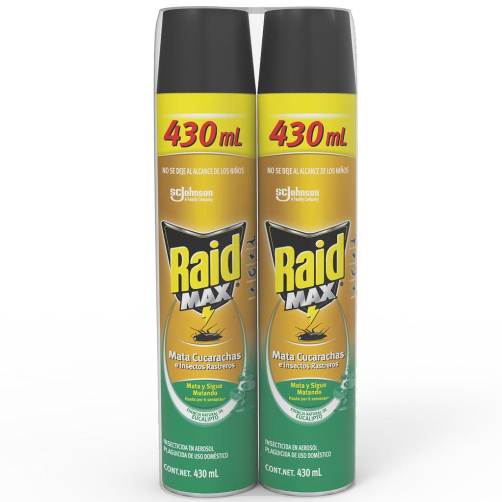 Raid Max Cockroach and Crawling Insects Bug Killer 2 Units / 430 mL