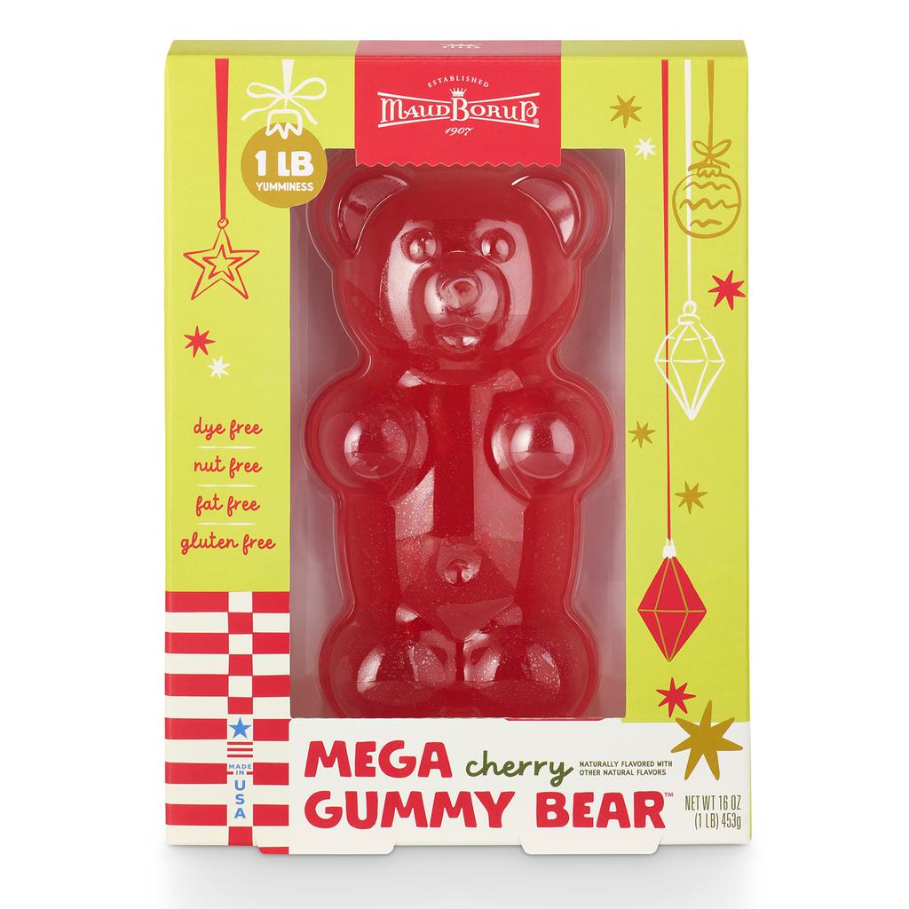 Maud Borup Oso de Goma Gigante Sabor Cereza / 453 g / 16 oz