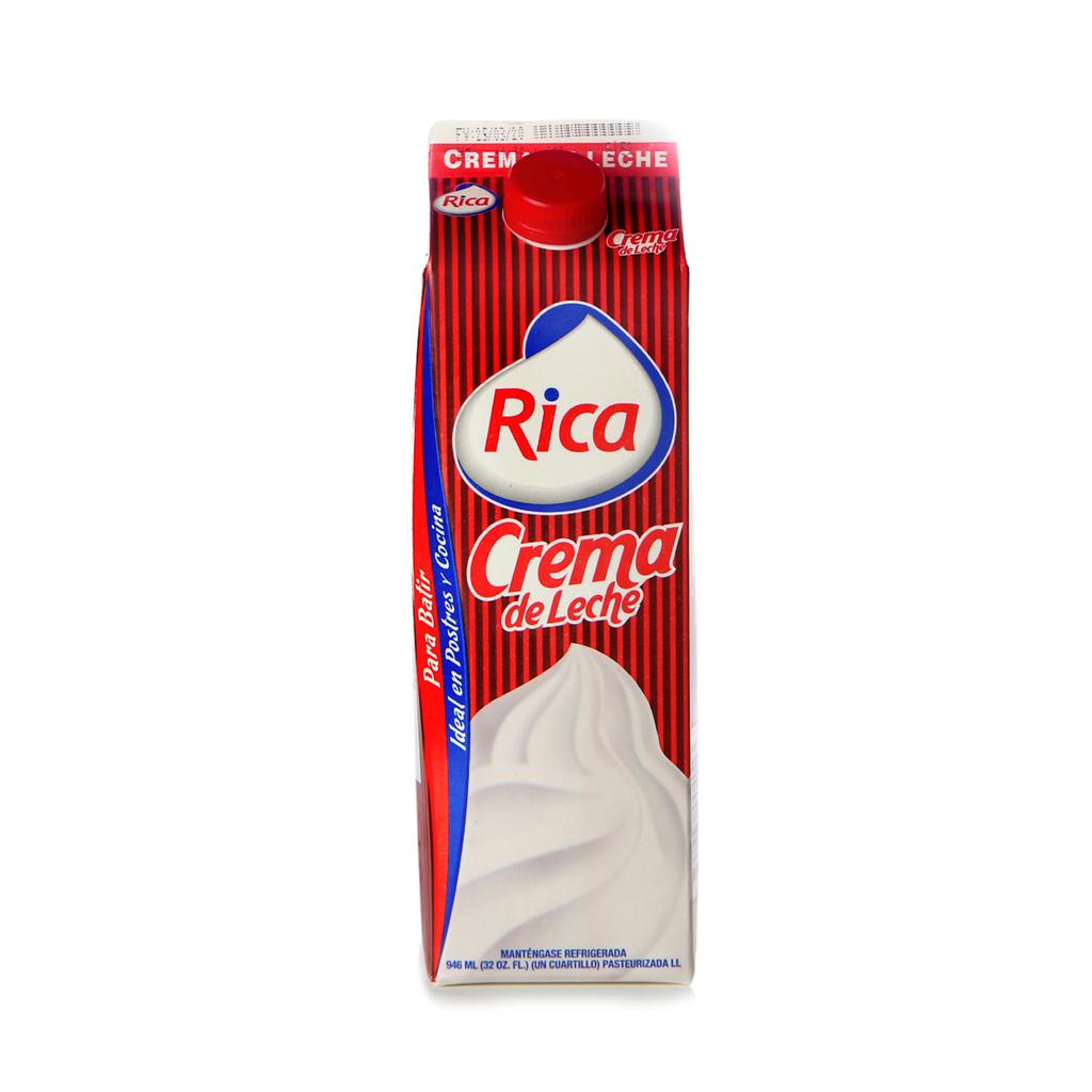 Rica Crema Leche Batida 908 g / 2 lb