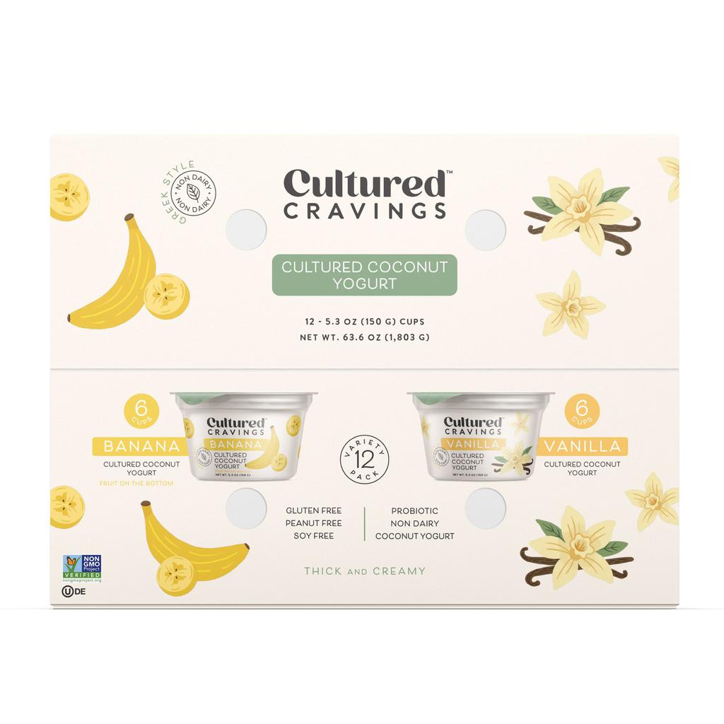 Cultured Cravings Coconut Yogurt 12 Units / 150 g / 5.3 oz