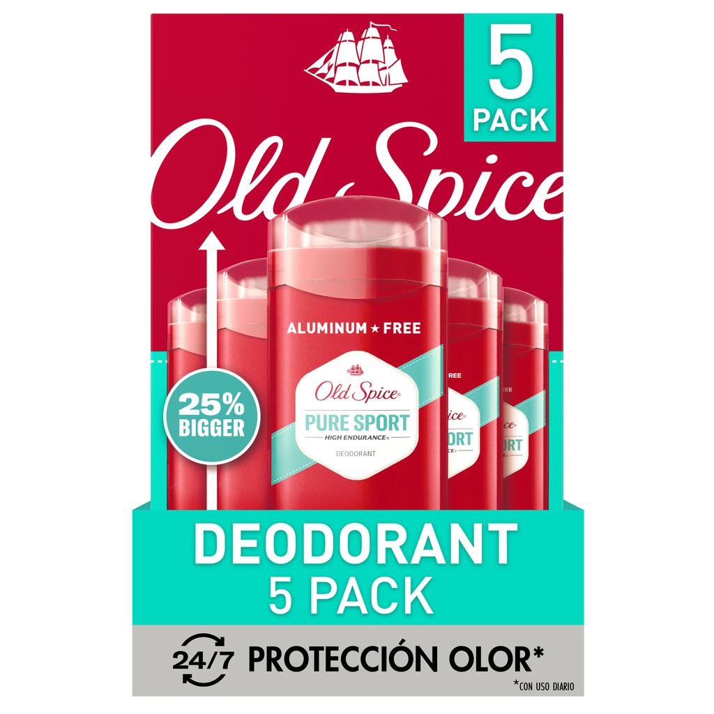 Old Spice Male Essence Deodorant Pure Sport 5 Units / 85 g / 3 oz