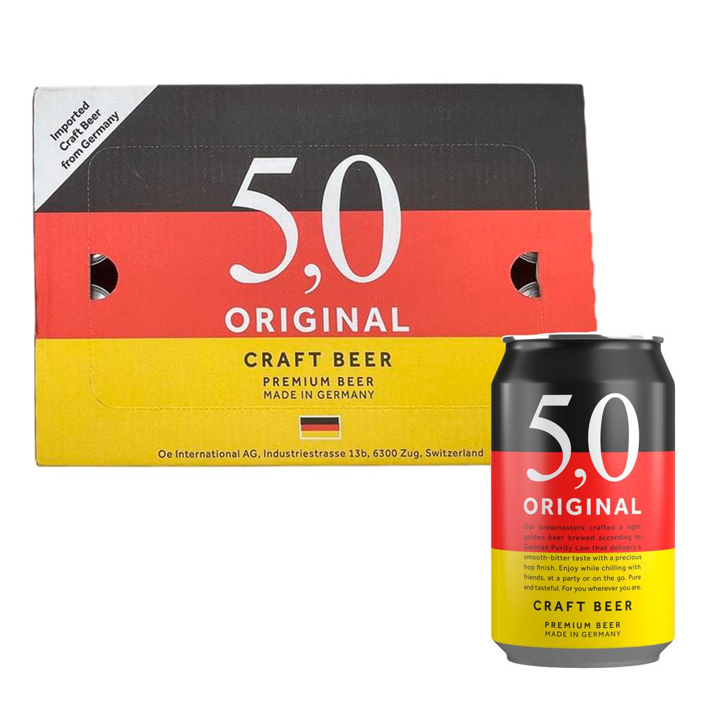 5.0 Original Cerveza Artesanal 24 Unidades / 330 mL