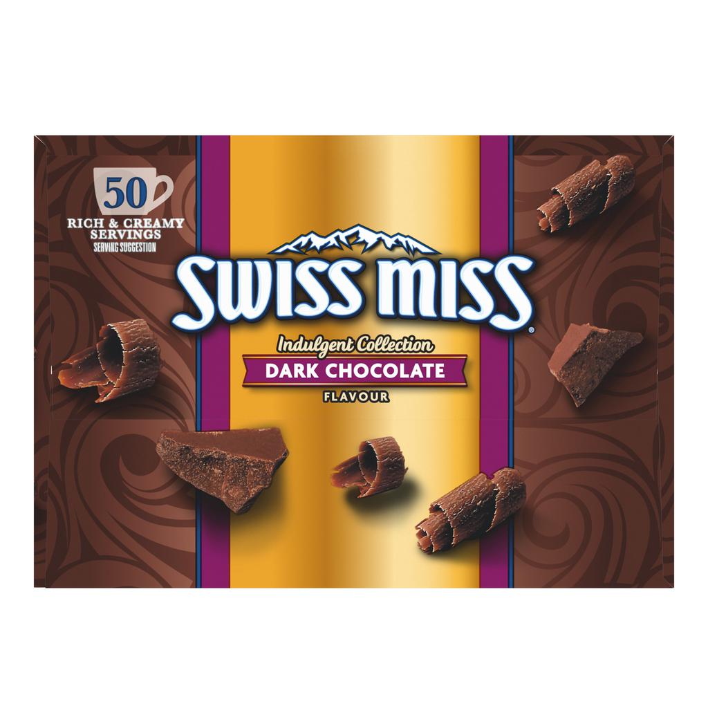 Swiss Miss Cocoa en Polvo Sabor Chocolate Oscuro 50 Unidades 31 g