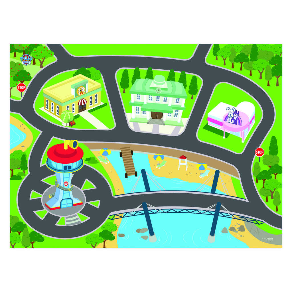 Imaginmat Floor Play Mat with 2 Vehicles