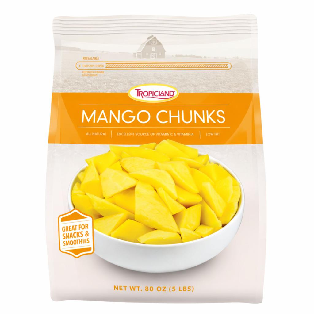 Tropicland Frozen Mango Chunks 2.2 kg / 5 lb