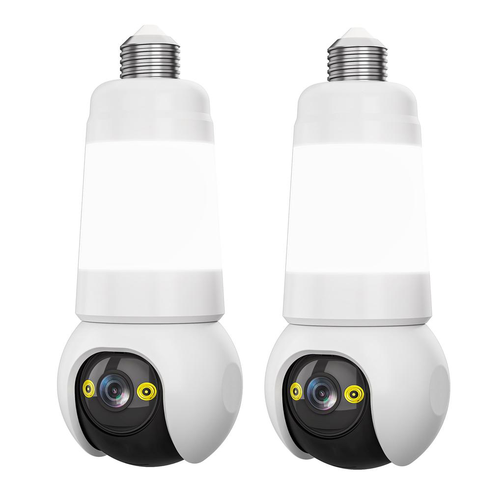 NexHT Smart Bulb with Security Camera 2 Units
