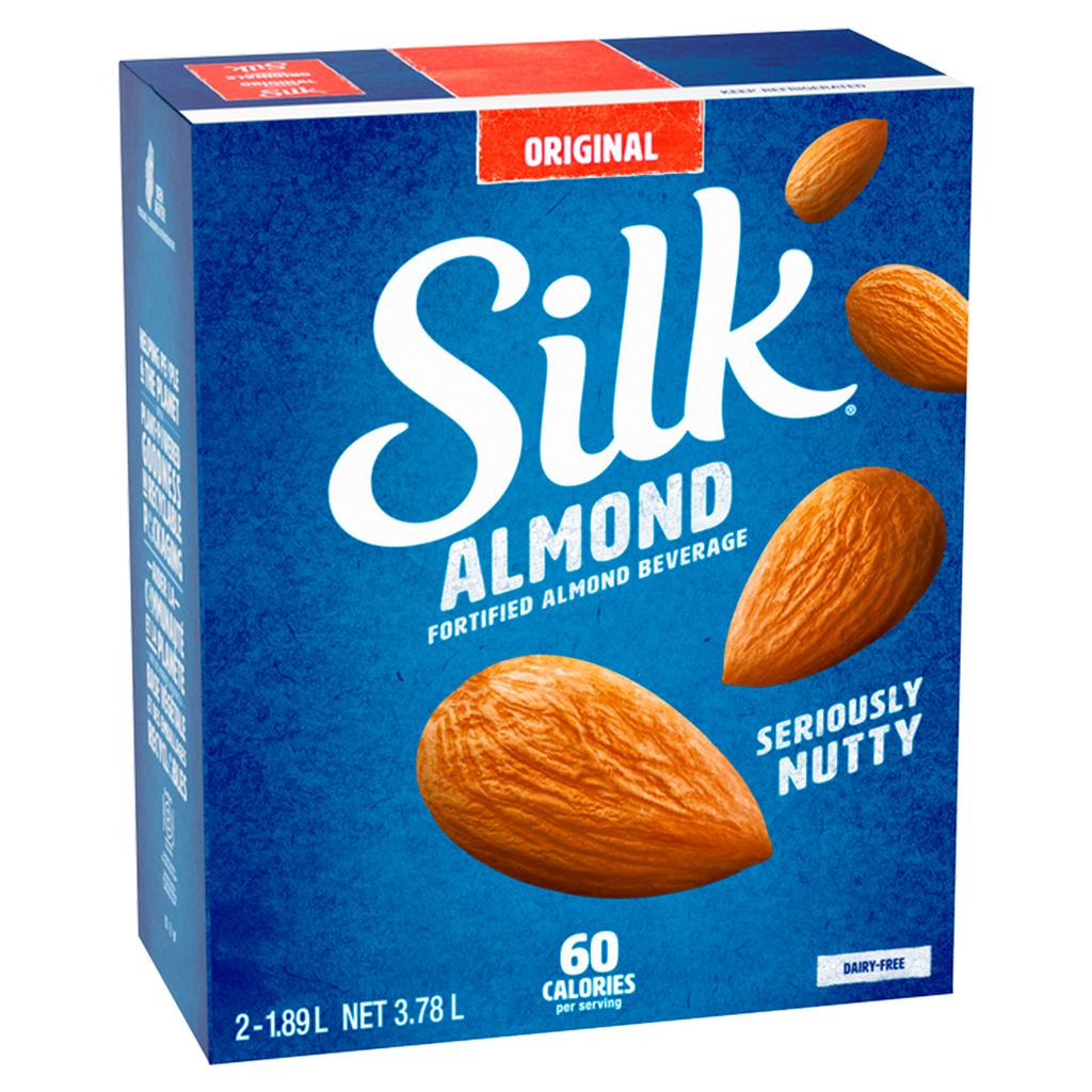 Silk Bebida de Almendras Original 2 Unidades / 1.89 L / 64 oz