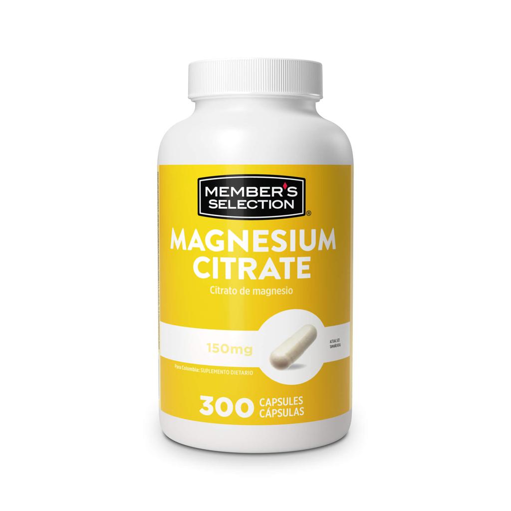 Member's Selection Magnesium Citrate 300 Capsules / 150 mg