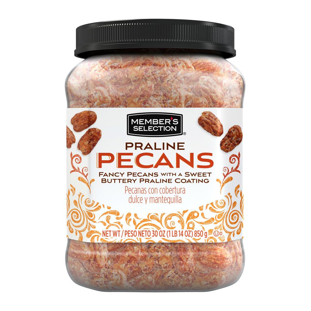 Member's Selection Pecanas con Cobertura Dulce y Mantequilla Estilo Praliné 850 g / 30 oz