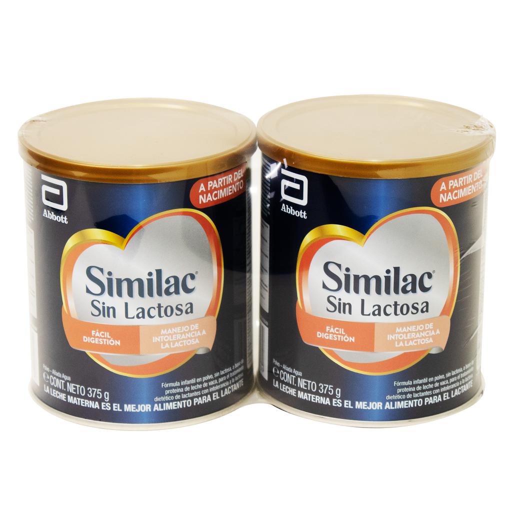 Similac Sensitive sin Lactosa 2 Unidades / 375 g / 13 oz Alimento