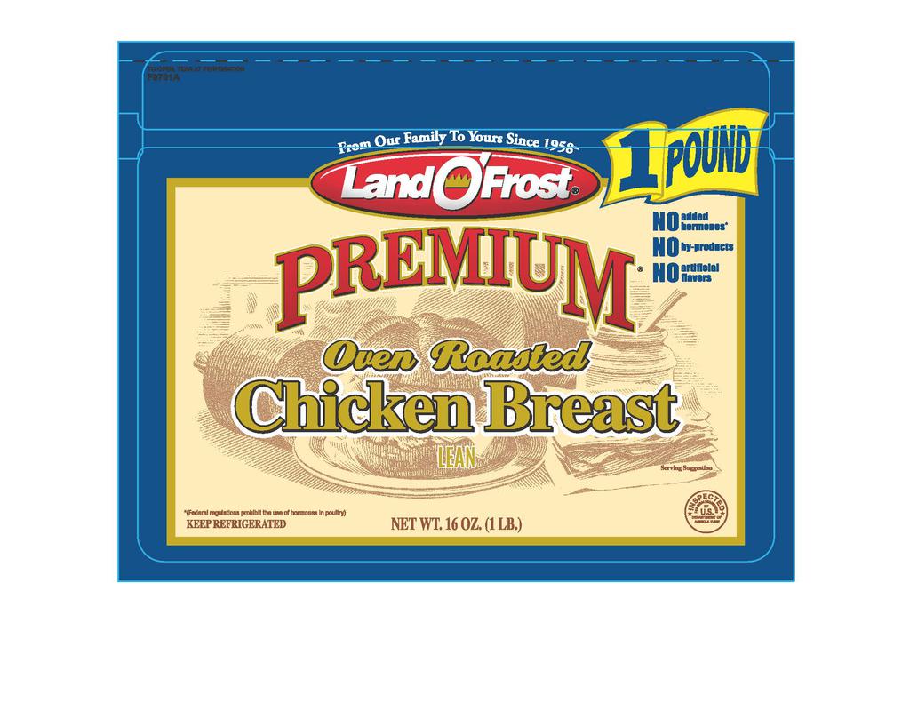 Land O'Frost Oven Roasted Chicken 454 g / 1 lb