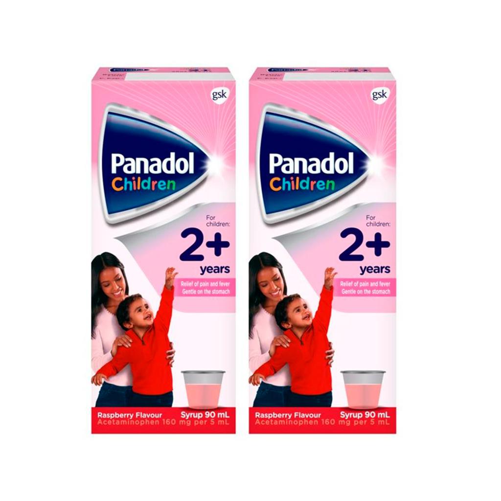 Panadol for Children Raspberry Flavor Pain Reliever 2 Units / 90 mL