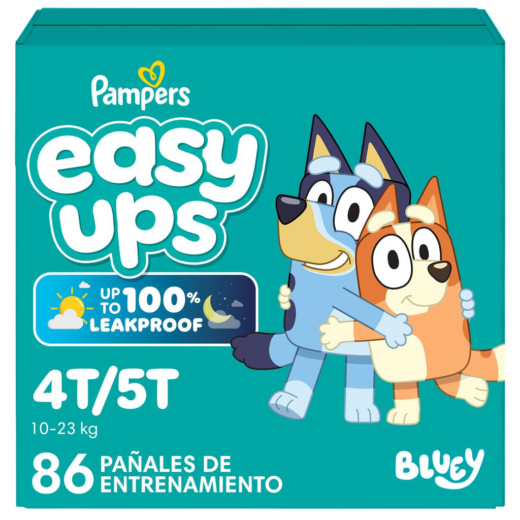 Pampers Pañales de Entrenamiento Easy Ups Talla 4 - 5 / 86 Unidades