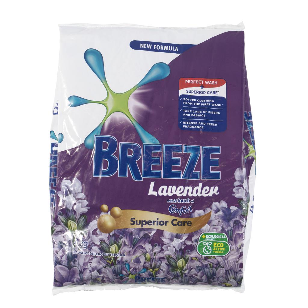 Breeze Powder Detergent with Lavender Scent 4 kg