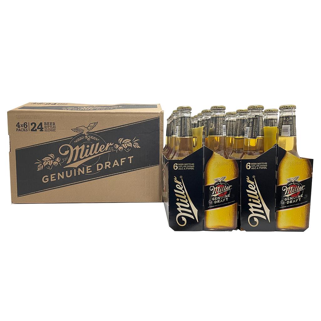 Miller Cerveza Draft 24 Units / 355 ml / 12 oz Beer | PriceSmart