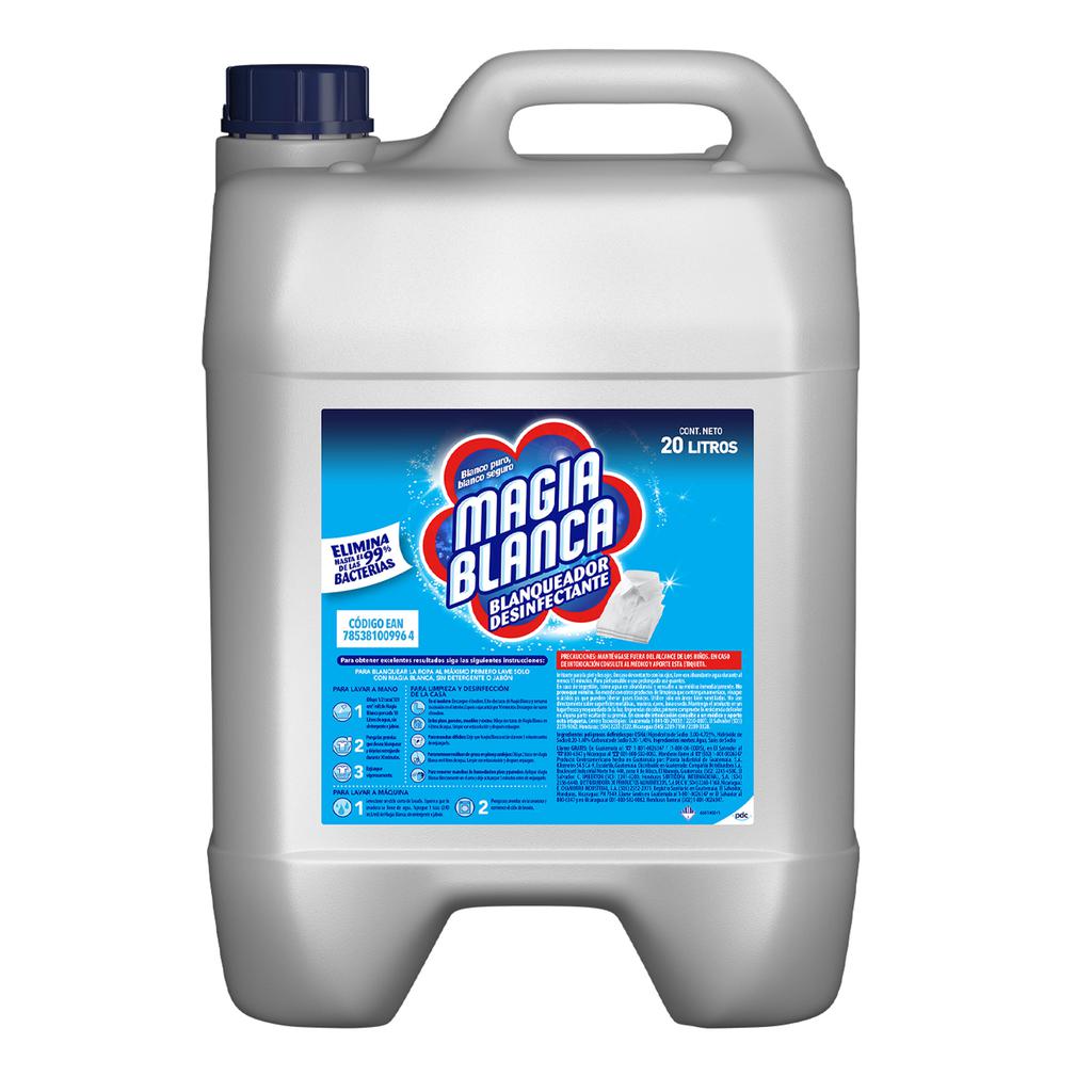 Magia Blanca Blanqueador Desinfectante 20 L