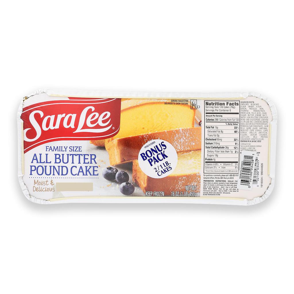 Sara Lee Classic Pound Butter Cake /