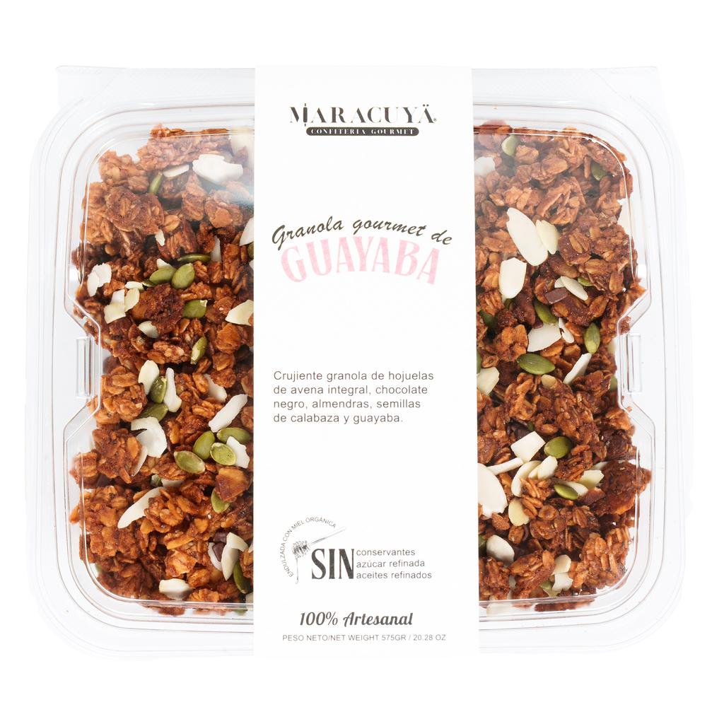 Maracuyä Granola Gourmet Crujiente de Guayaba Endulzada con Miel Orgánica
