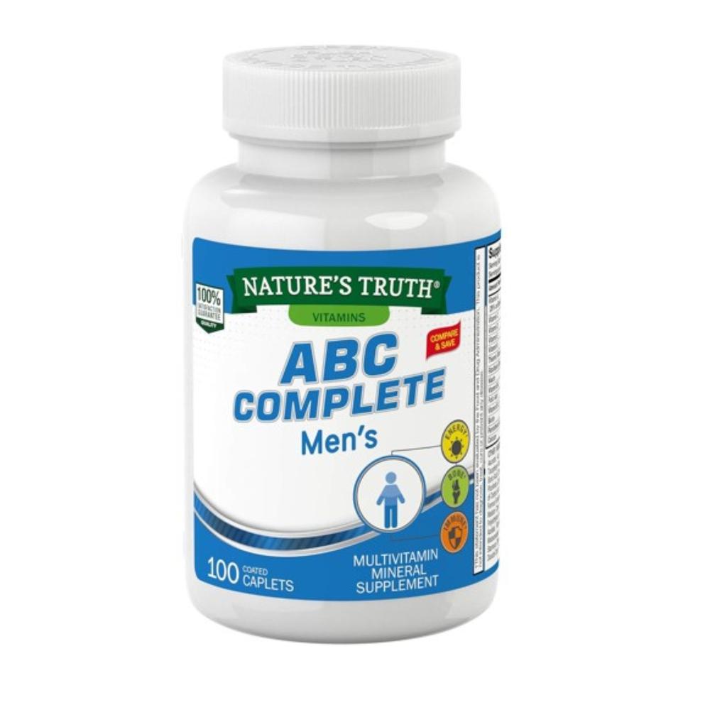 Nature's Truth Suplemento Multivitamínico para Hombre 100 Unidades