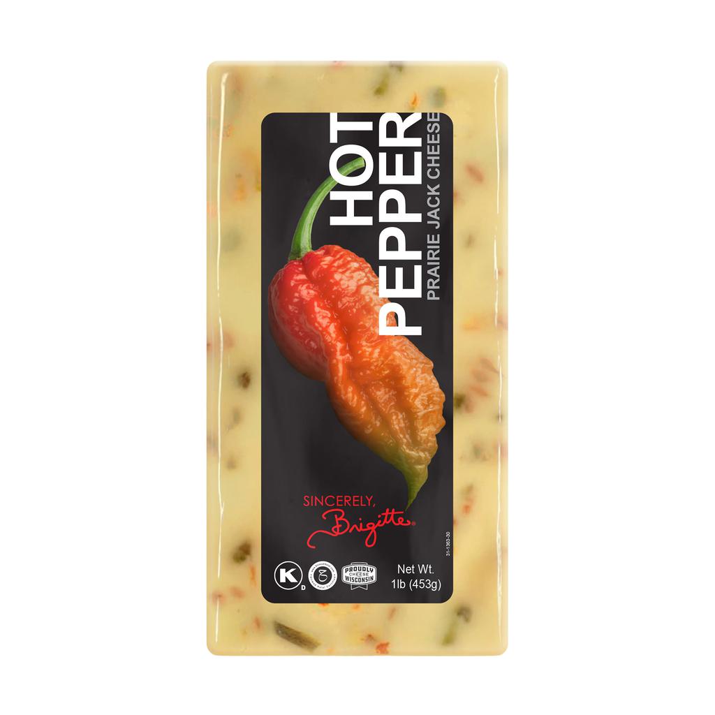 Sincerely Brigitte Hot Pepper Prairie Jack Cheese 454 g / 16 oz