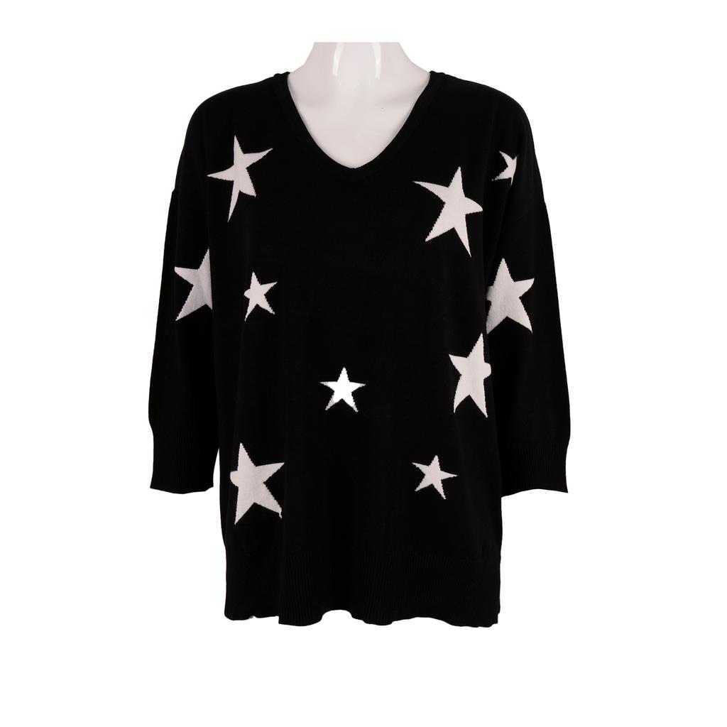 Ninety Clothing Co Women's V-Neck Sweater