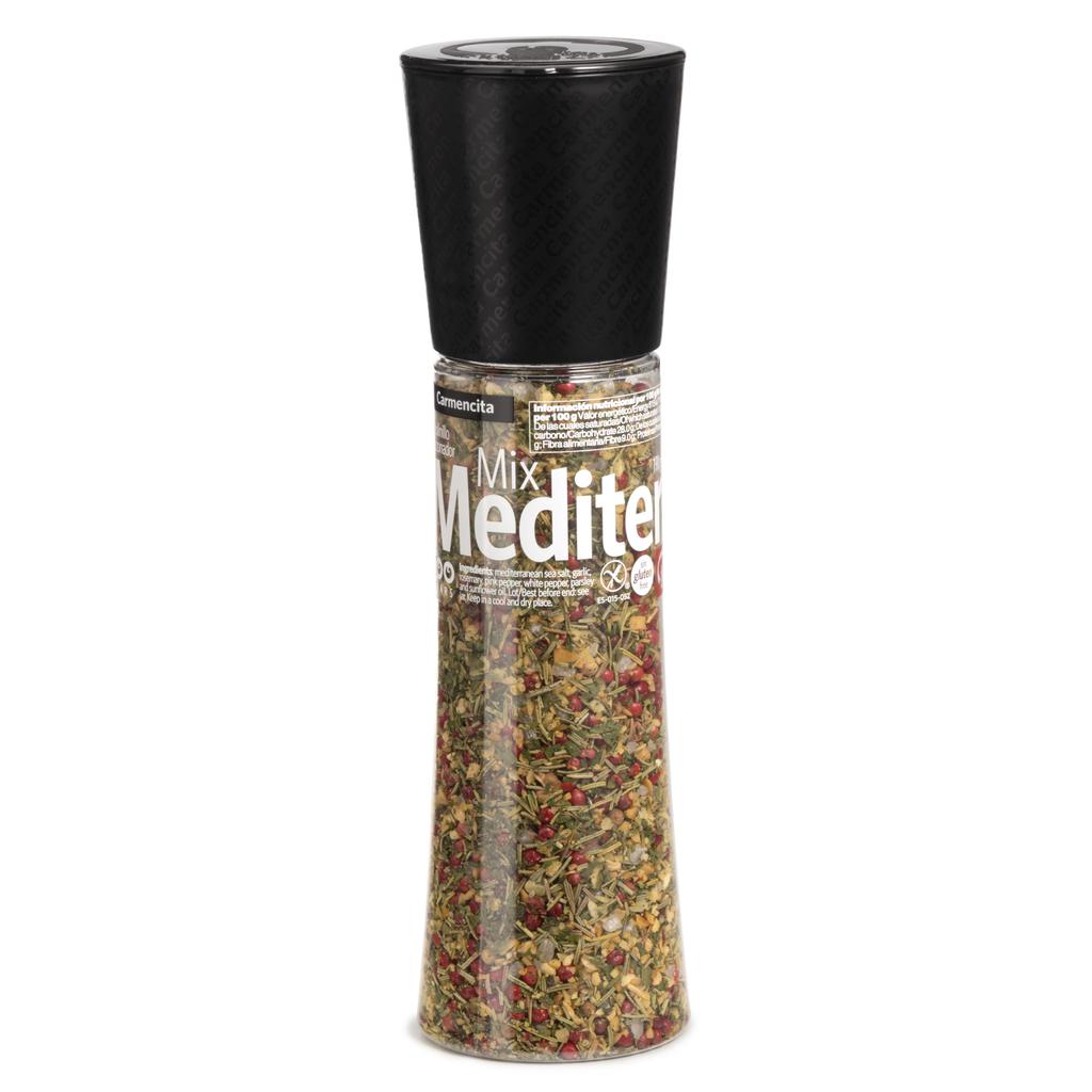 Carmencita Mediterranean Spice Mix with Grinder 190 g / 6.7 oz
